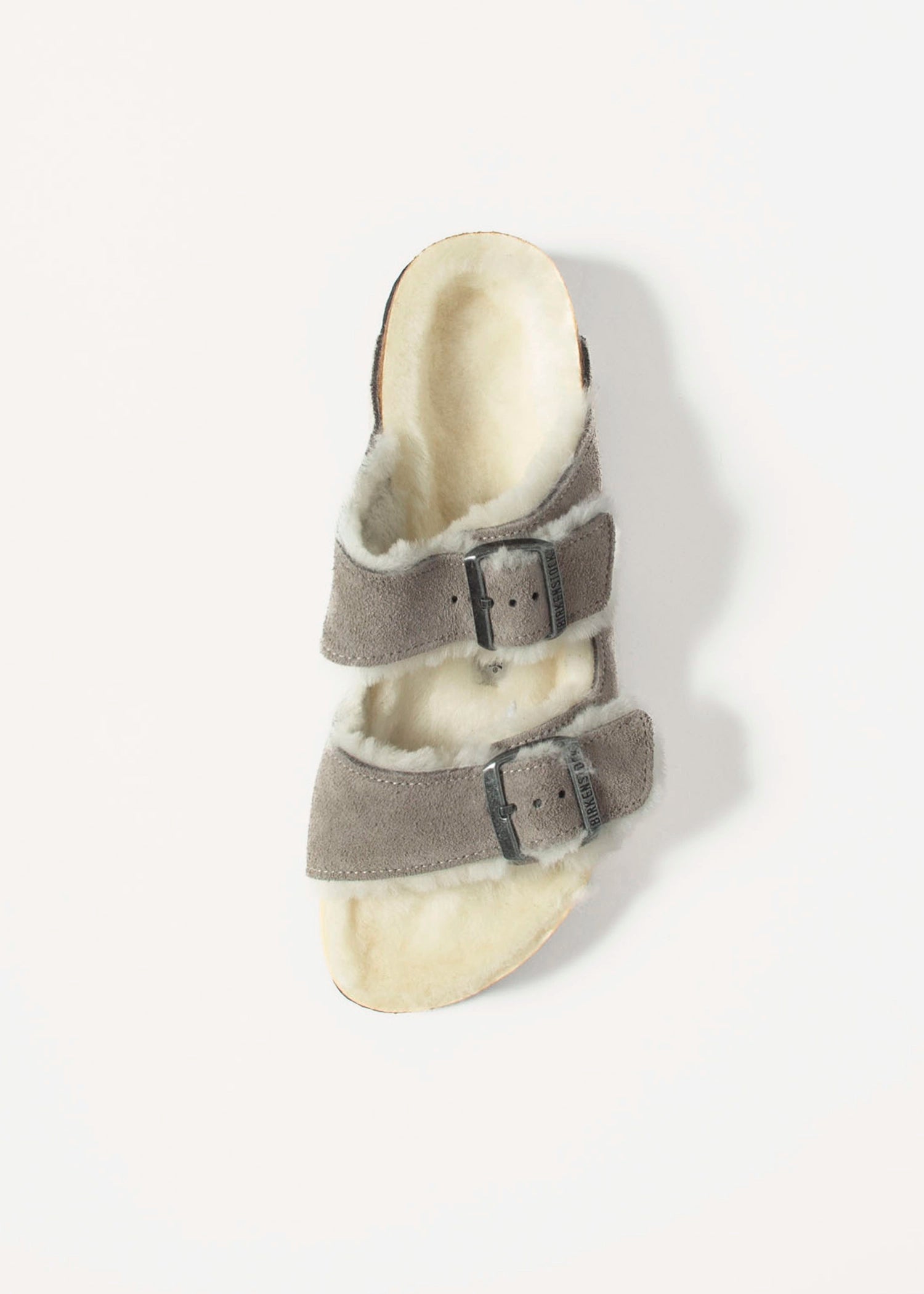 swatch_Stone Suede arizona shearling sandal shoes