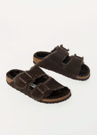 swatch_Mocha Suede arizona shearling sandal shoes
