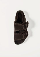 swatch_Mocha Suede arizona shearling sandal shoes