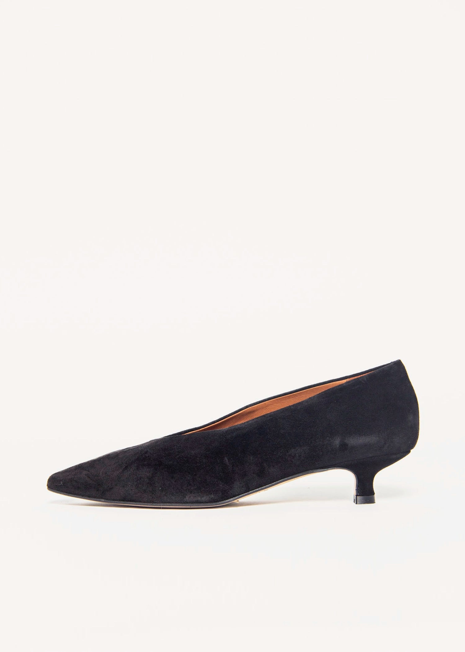 swatch_Navy Suede margo kitten heel pumps