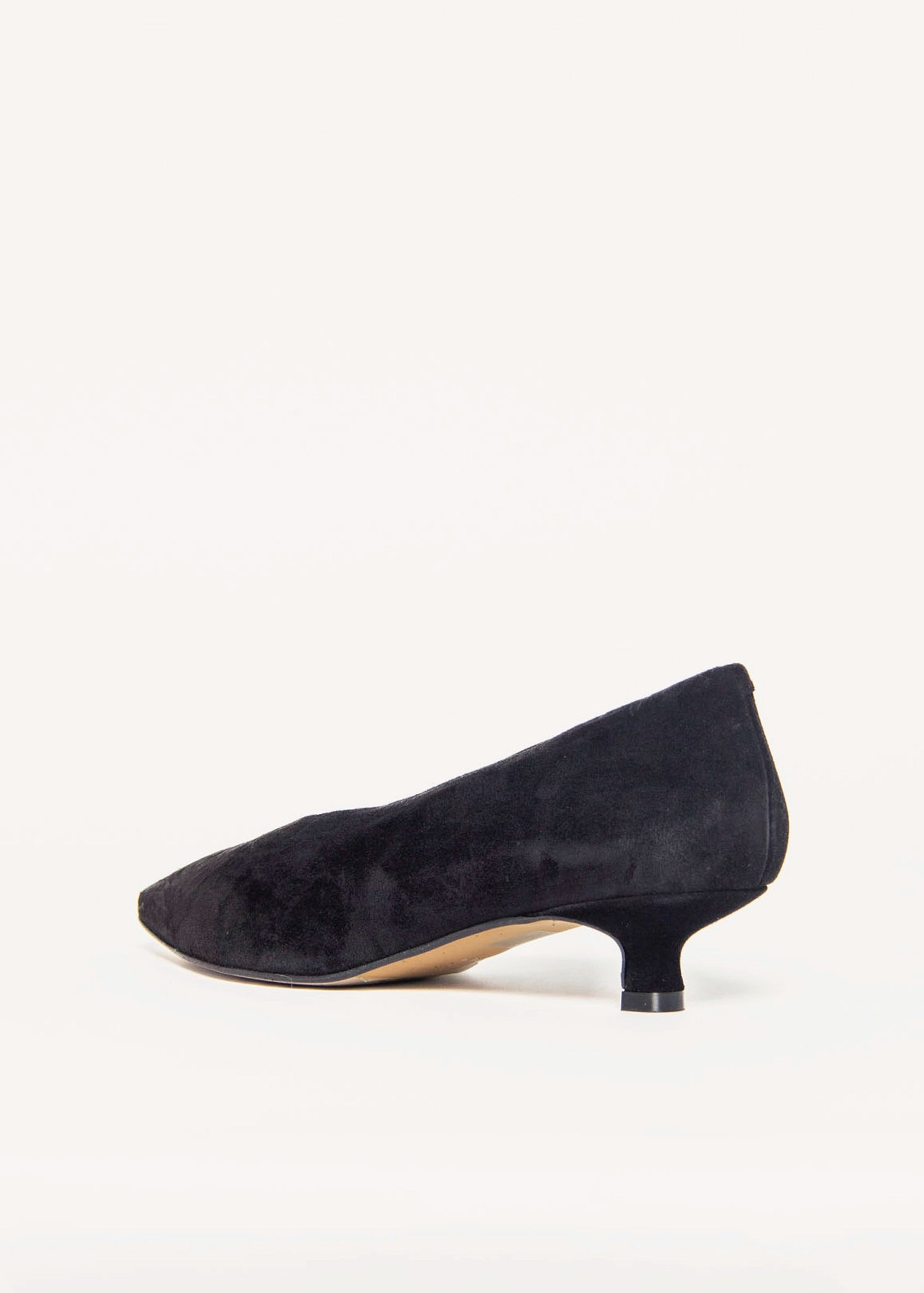 swatch_Navy Suede margo kitten heel pumps