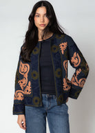 swatch_Navy embroidered cotton jacket