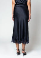 swatch_Navy greylin nina satin skirt with lace trim