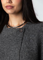 swatch_Charcoal kimono sleeve cardigan