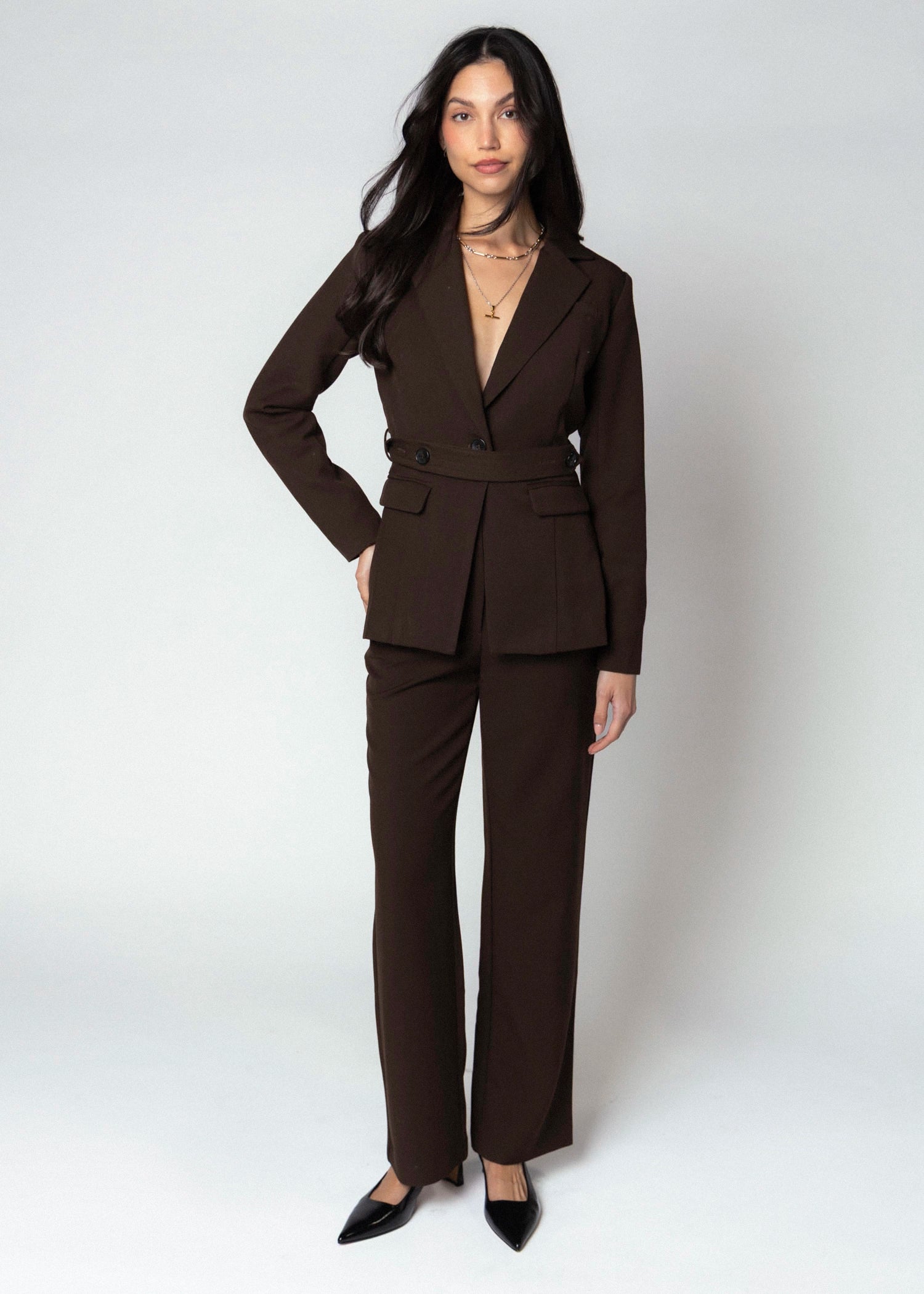 swatch_Cocoa greylin zoey trouse pant