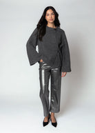 swatch_Silver kut from the kloth charlotte wide leg jean