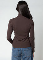 swatch_Chocolate deluc silene turtleneck sweater