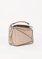 swatch_Taupe rosalia leather puzzle bag