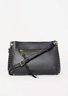 swatch_Black Leather roma leather shoulder bag