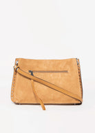 swatch_Latte Suede roma leather shoulder bag