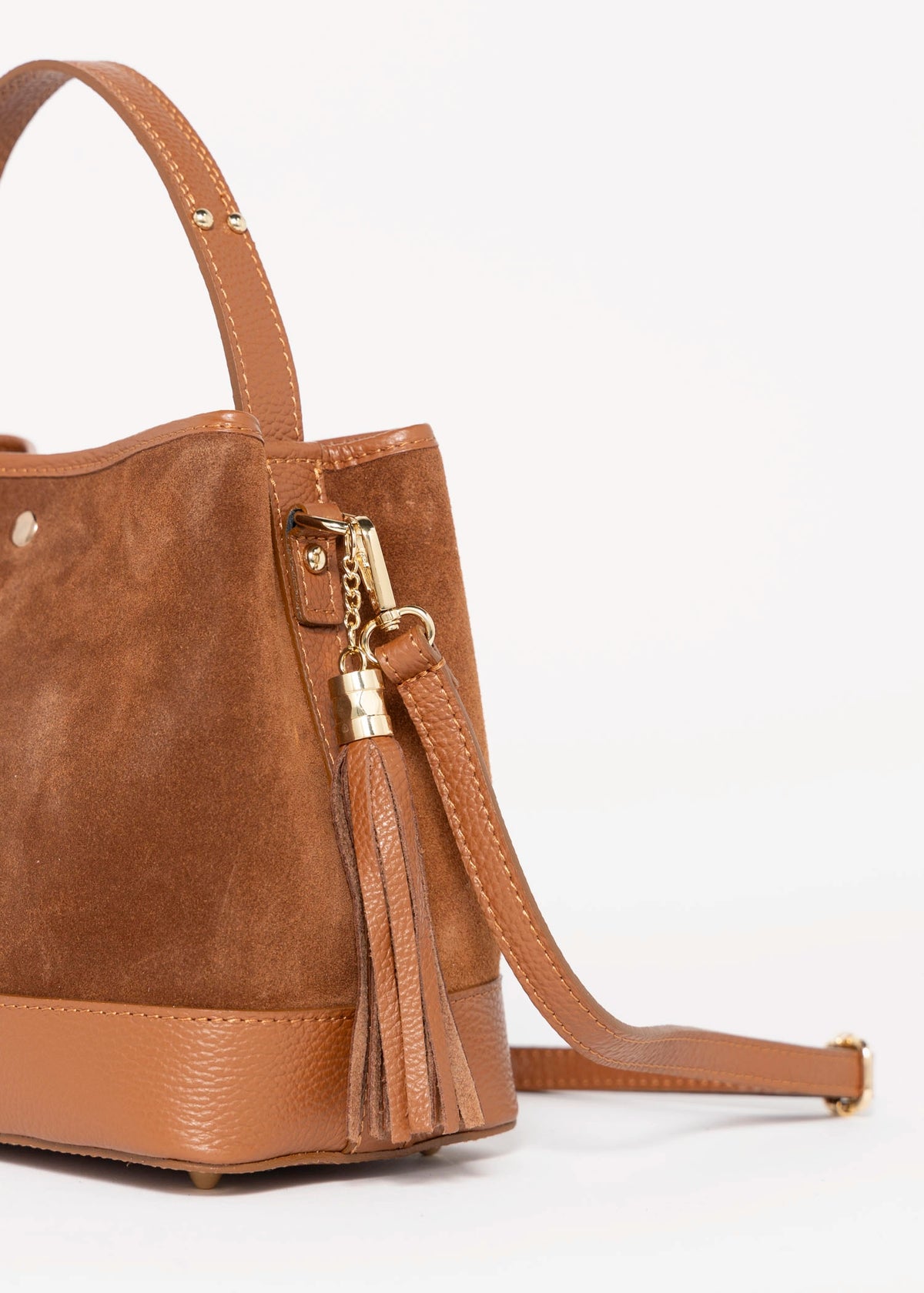swatch-Ola italian suede bucket bag
