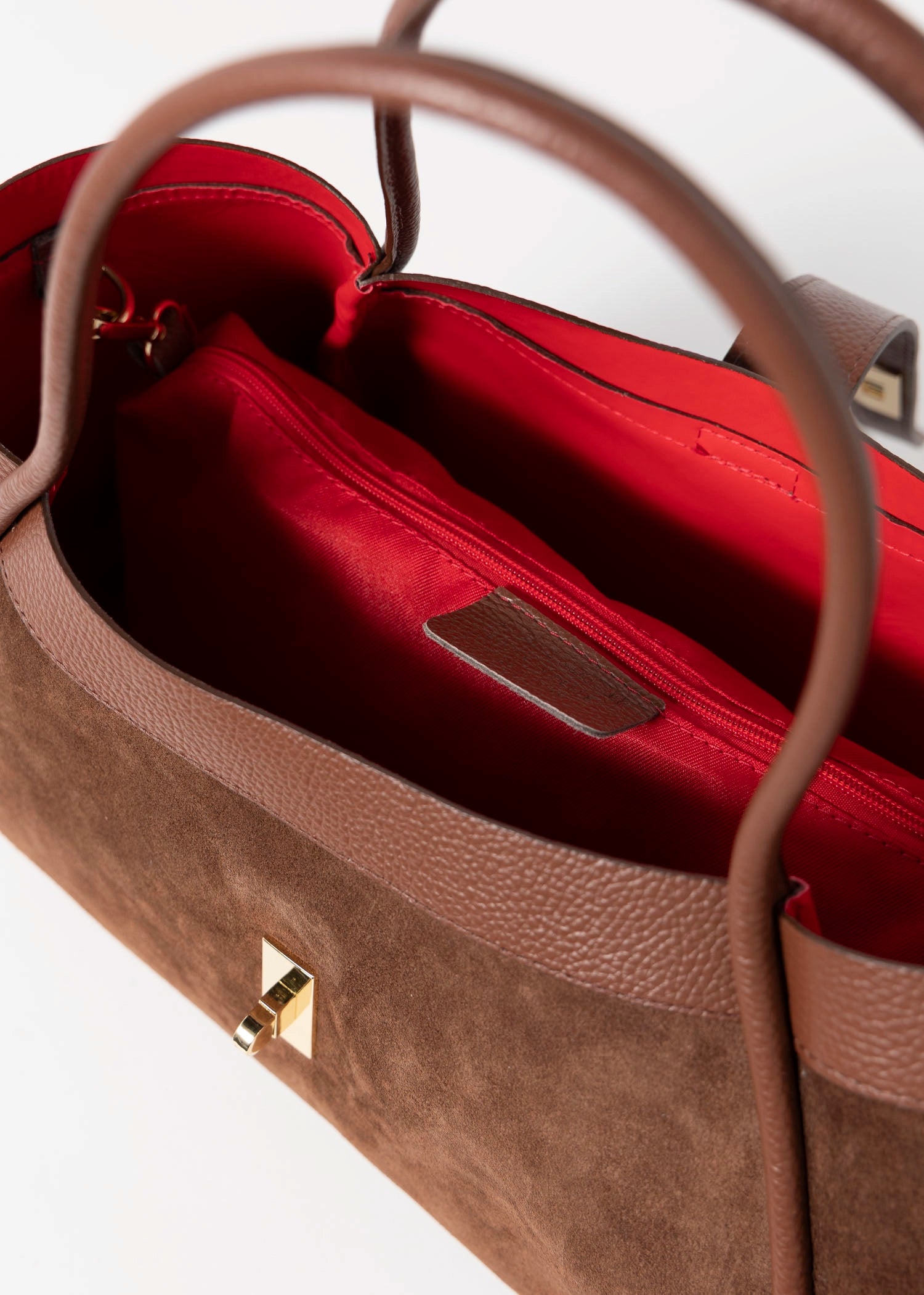 swatch_Burnt tola italian suede shoulder bag