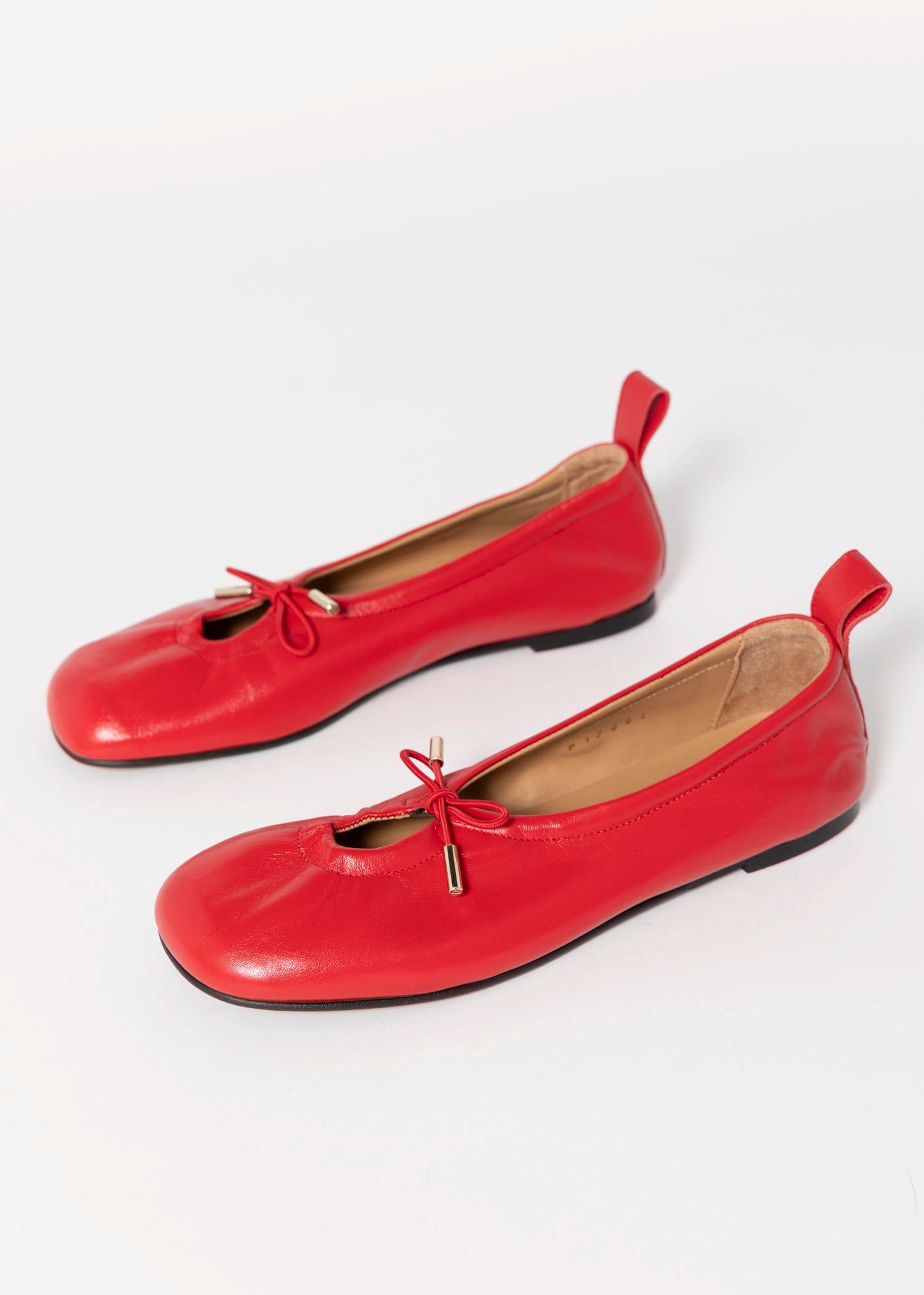 swatch_Red Leather alohas rosalind leather flat