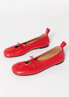 swatch_Red Leather alohas rosalind leather flat