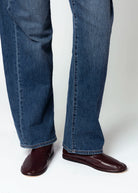 swatch_Bordo Leather l'idea elsa flat shoe