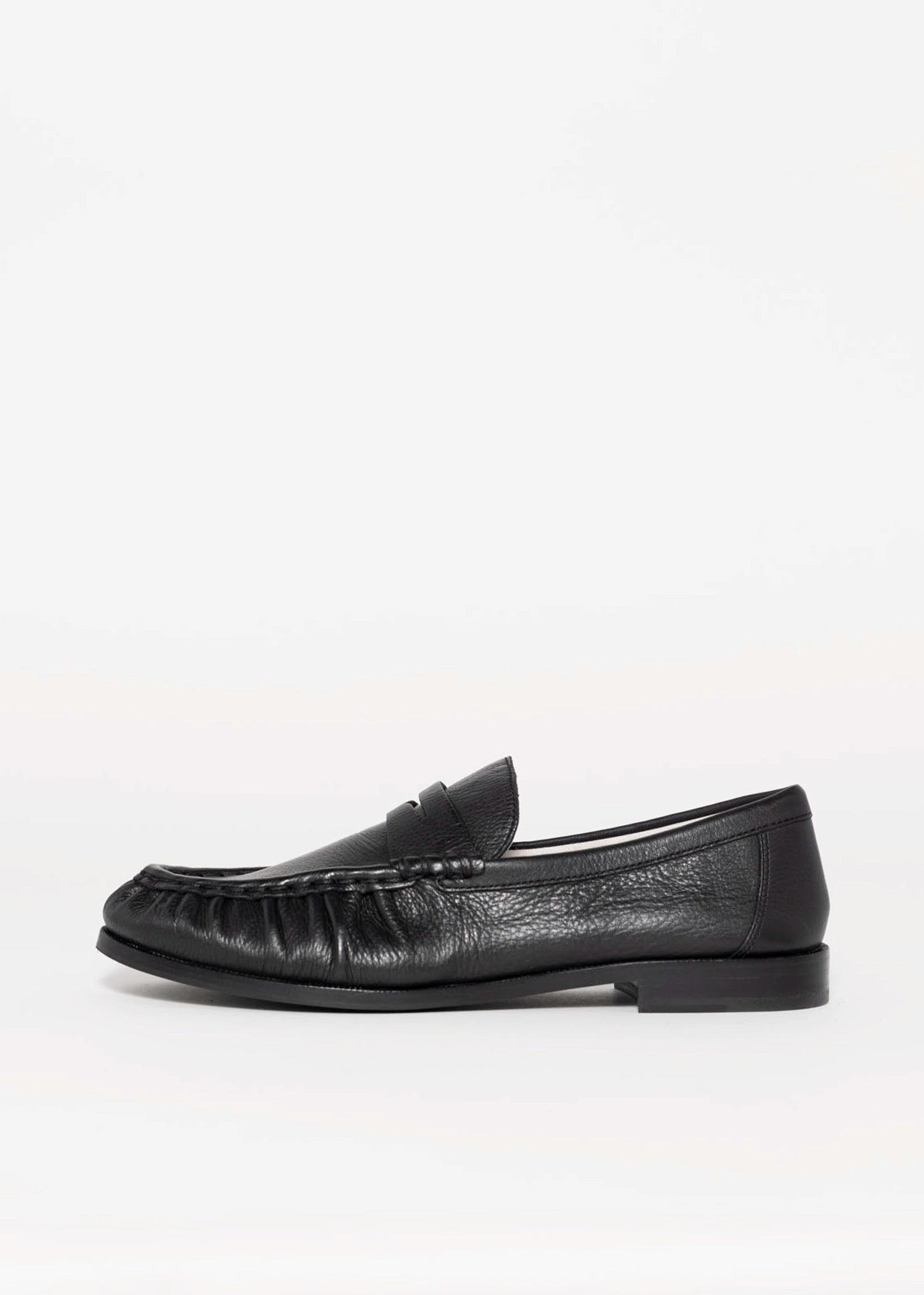 swatch_Black Leather oncept dover penny loafer
