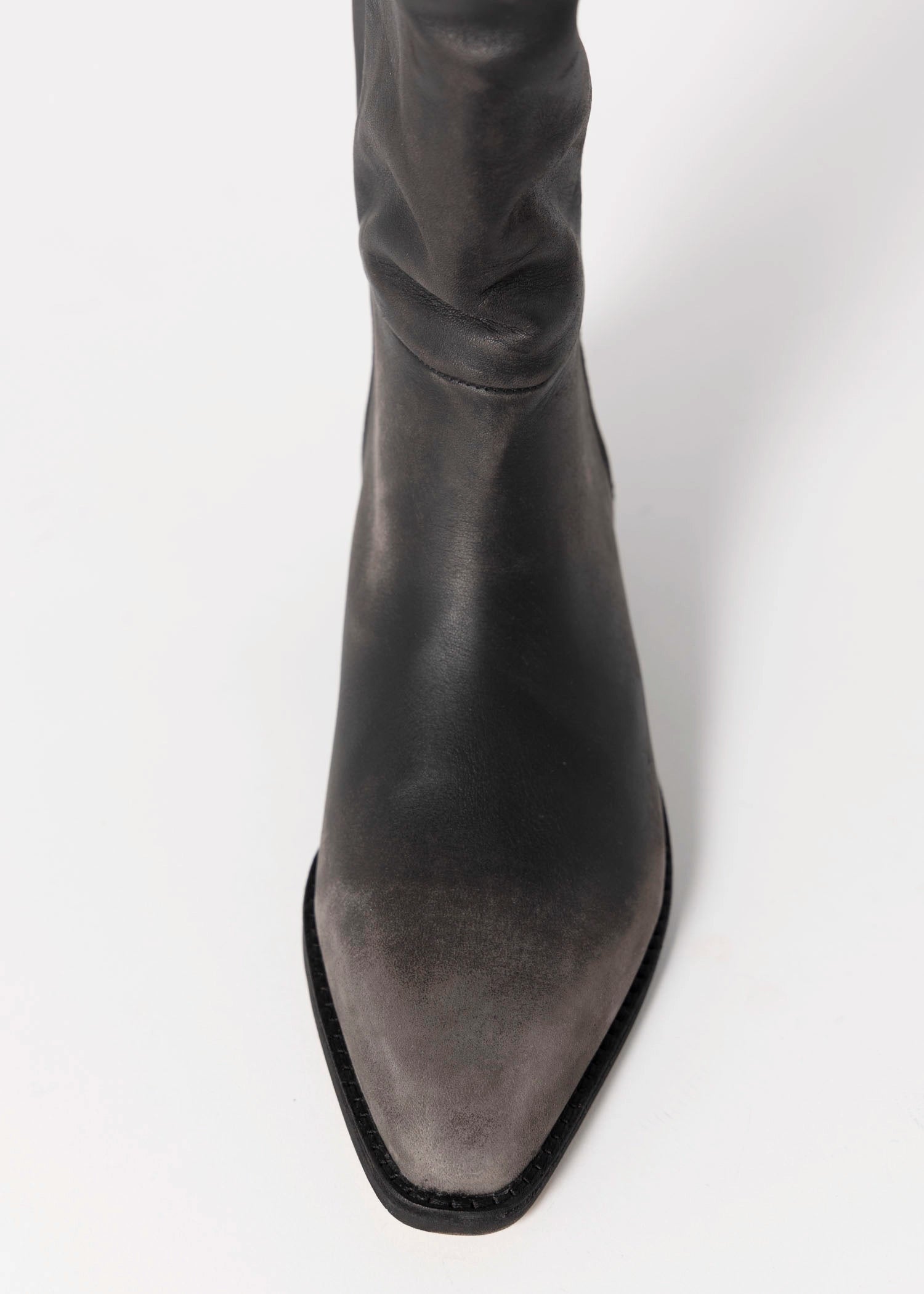 swatch_Black Brush Off silent d kacey distressed western boot
