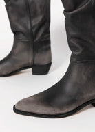 swatch_Black Brush Off silent d kacey distressed western boot
