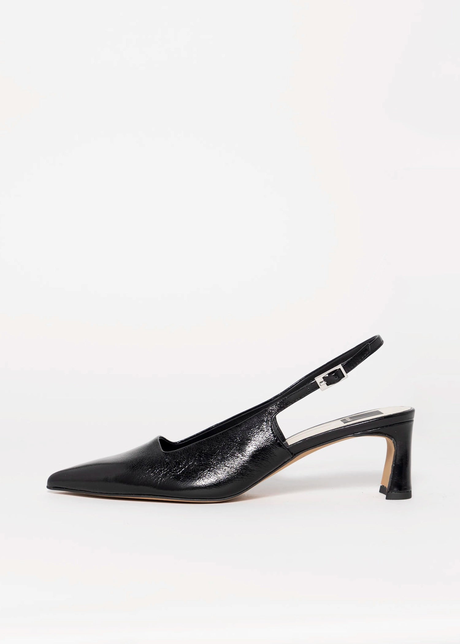 swatch_Black Leather dolce vita koko slingback pump