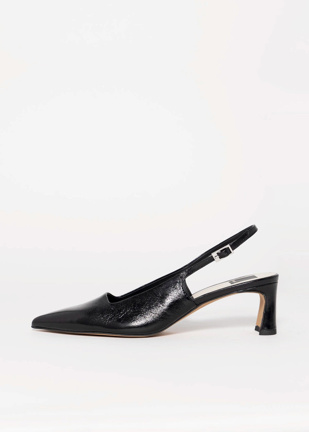 swatch_Black Leather dolce vita koko slingback pump
