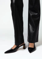 swatch_Black Leather dolce vita koko slingback pump