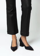 swatch_Black Suede pelle moda inell pump