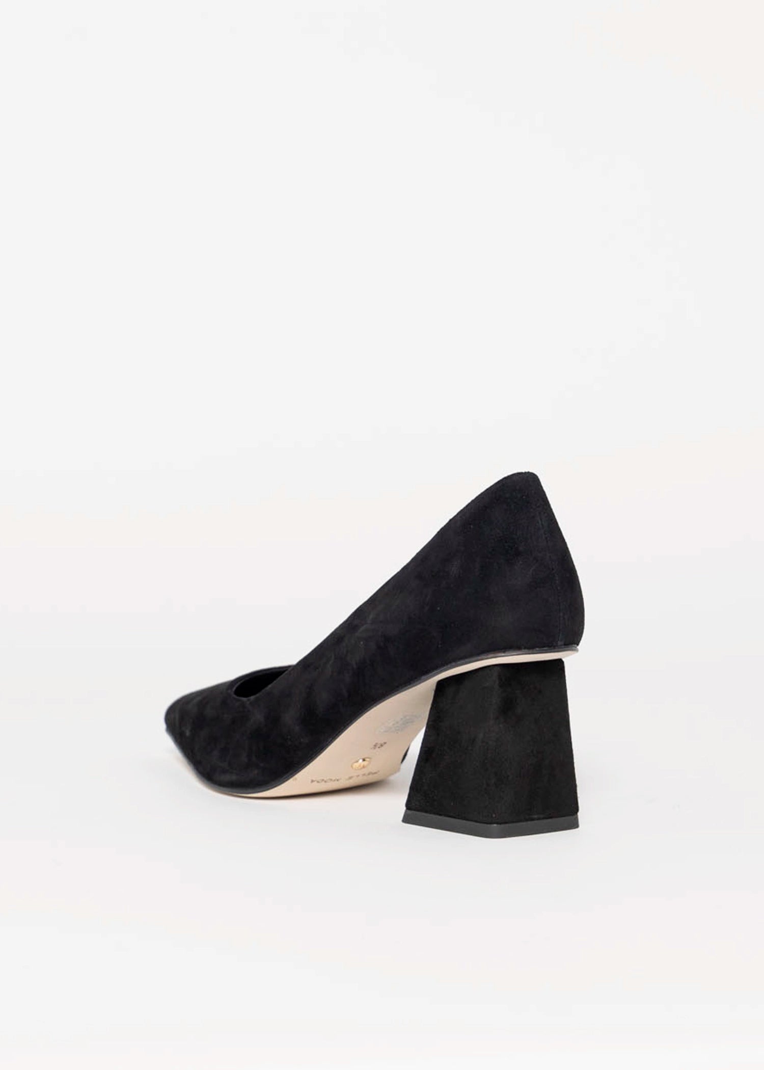 swatch_Black Suede pelle moda inell pump