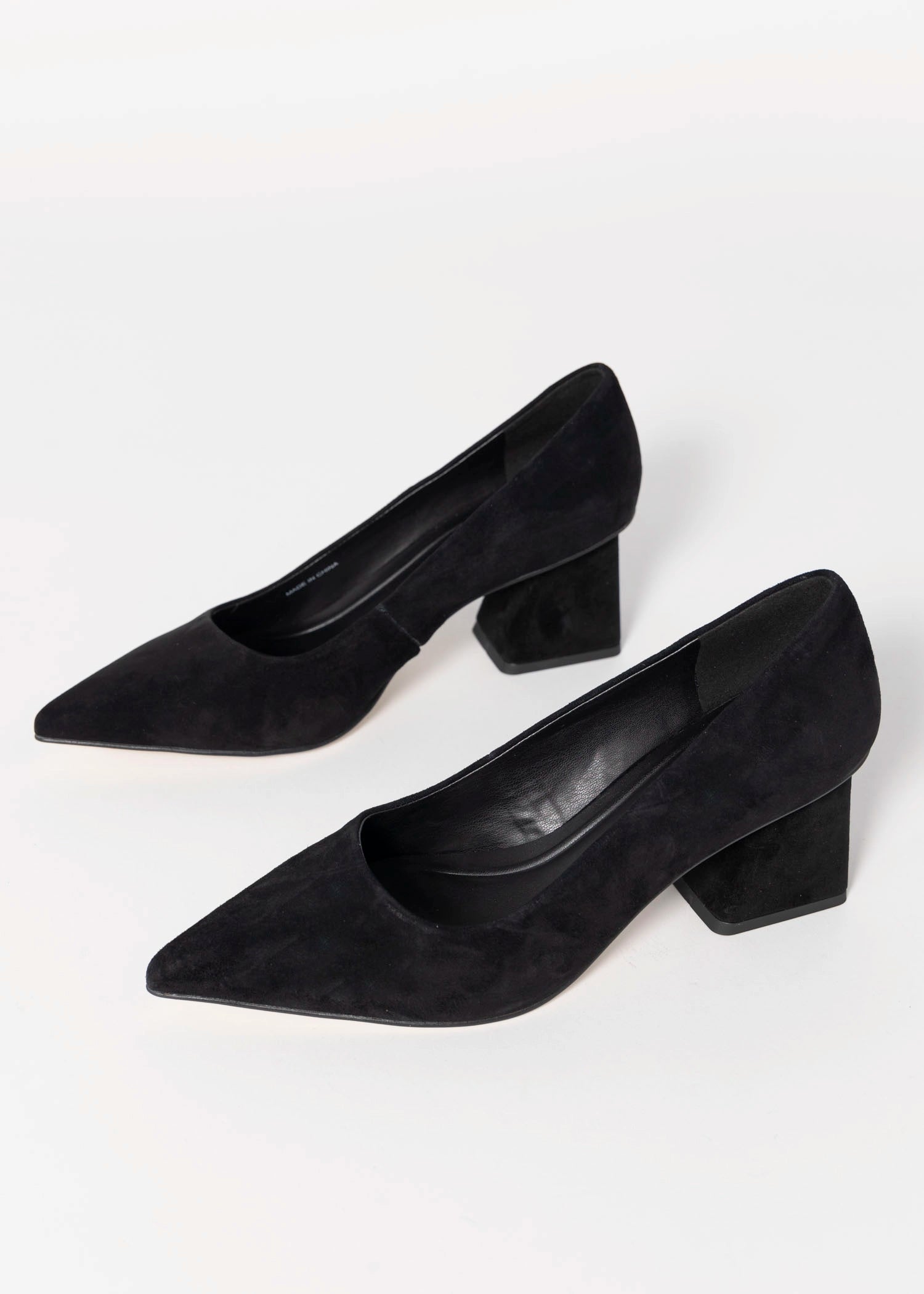 swatch_Black Suede pelle moda inell pump