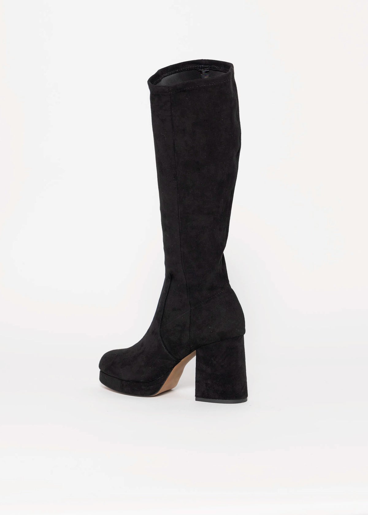 swatch_Black silent d georgia stretch platform boot