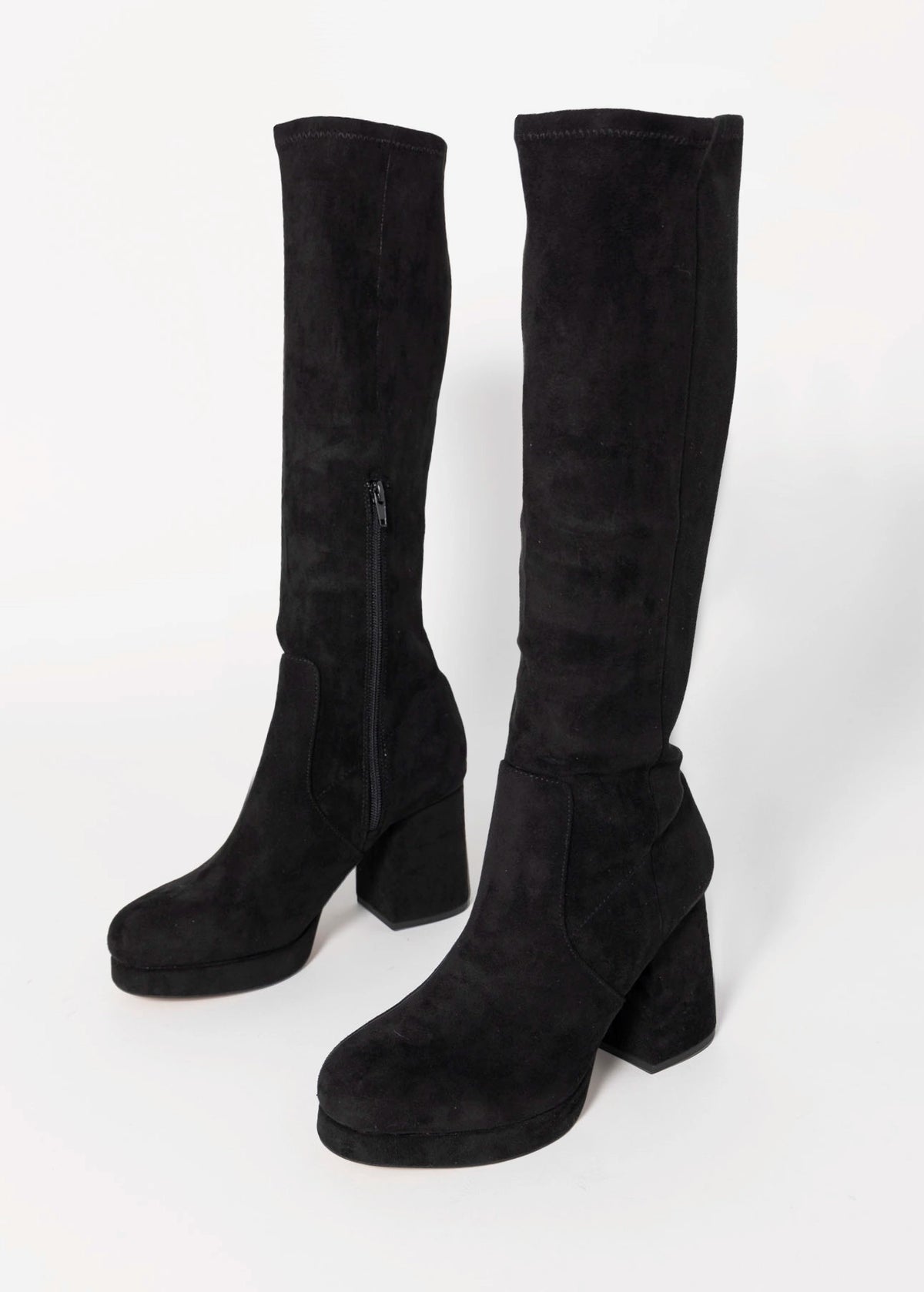 swatch_Black silent d georgia stretch platform boot