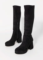 swatch_Black silent d georgia stretch platform boot