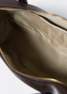 swatch_Chocolate leather shoulder bag