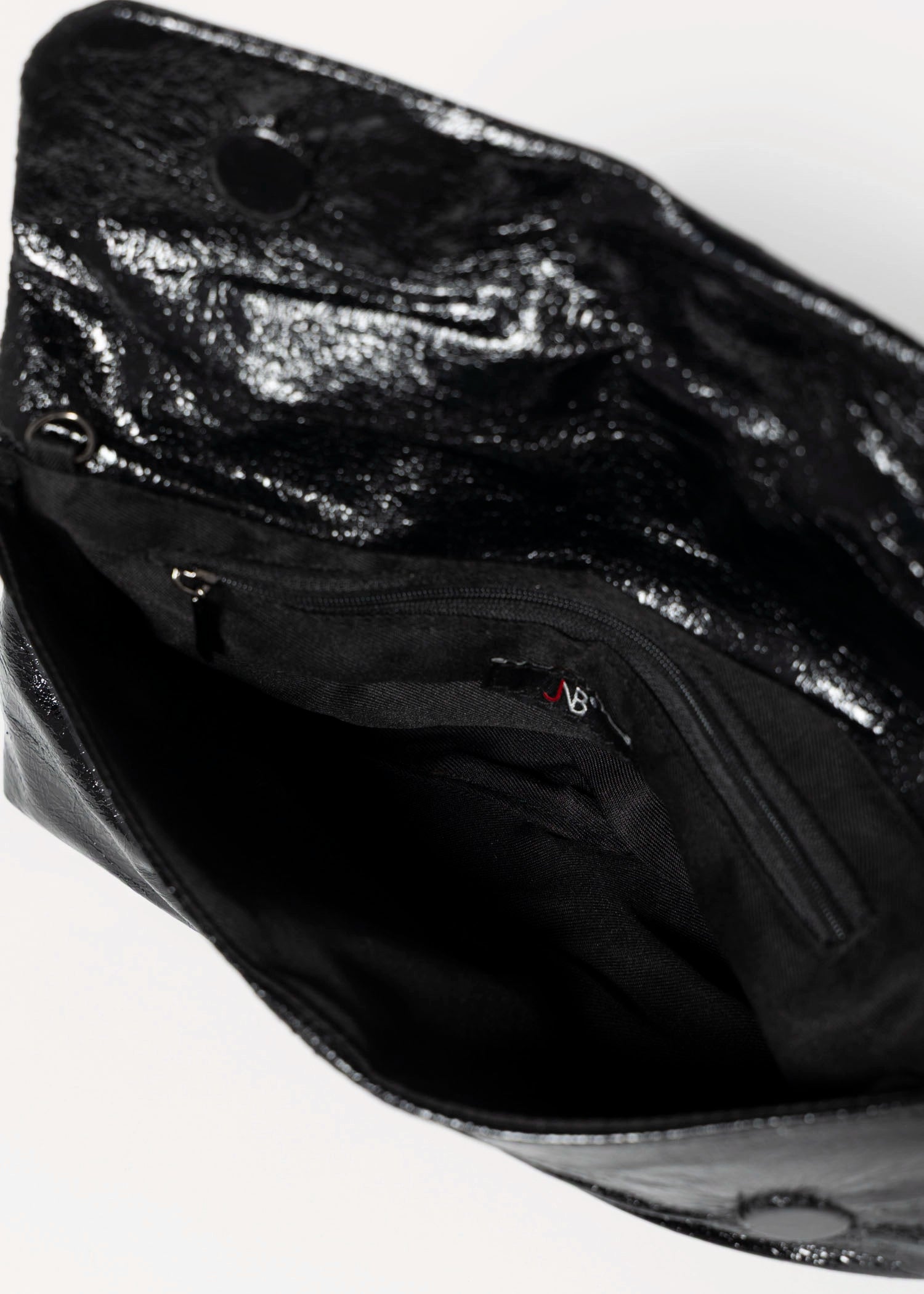 swatch_Black ruched evening clutch