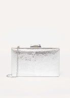 swatch_Silver metallic evening clutch