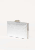 swatch_Silver metallic evening clutch