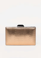swatch_Bronze metallic evening clutch