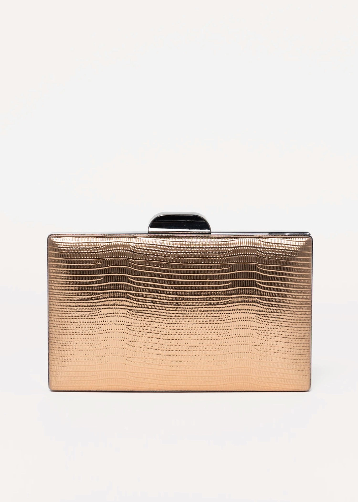 swatch_Bronze metallic evening clutch
