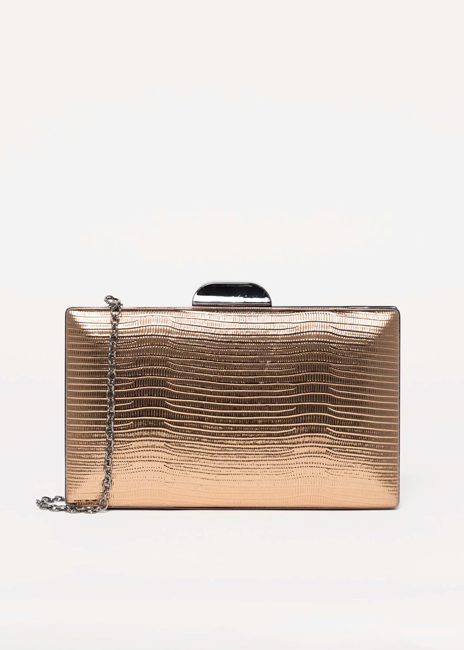swatch_Bronze metallic evening clutch