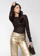 swatch_Black floral mesh top