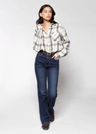 swatch_Bone plaid button down shirts