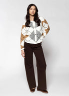swatch_White Multi argyle cardigan sweaters