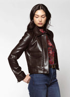 swatch_French Roast bex vegan leather jacket