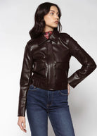swatch_French Roast bex vegan leather jacket