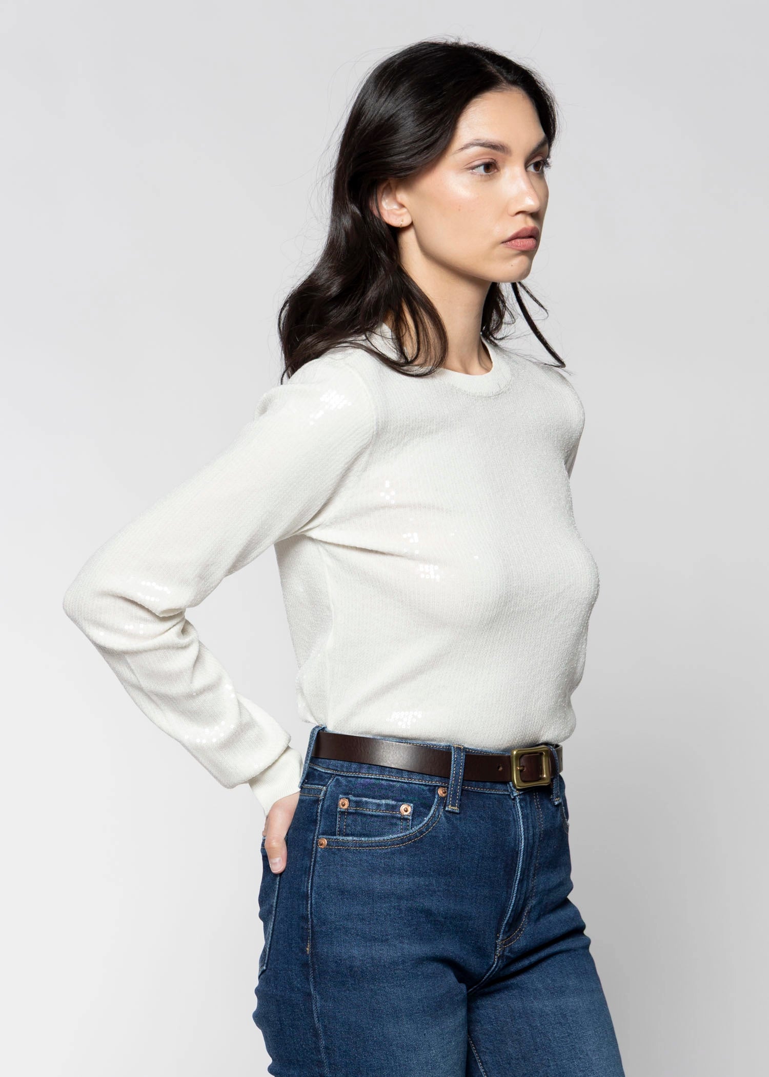 swatch_Chalk long sleeve sparkle top