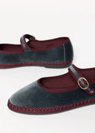 swatch_Grey velvet mary jane flabelus