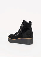 swatch_Black Suede nene platform boot