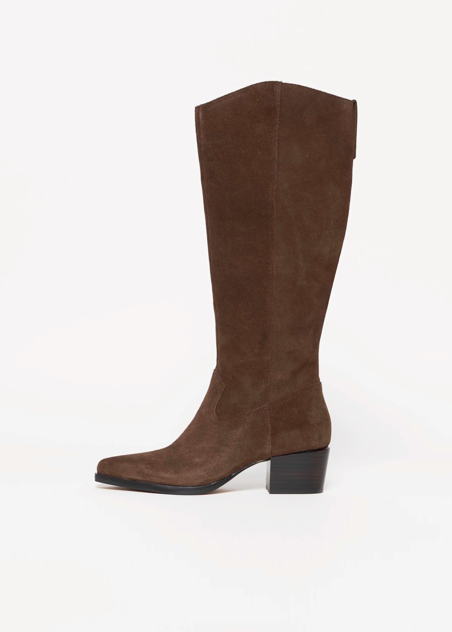 swatch_Dark Brown Suede virona water resistant boot