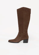 swatch_Dark Brown Suede virona water resistant boot