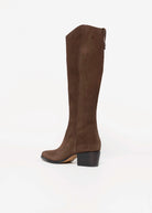 swatch_Dark Brown Suede virona water resistant boot