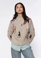 swatch_Cream pony sweater